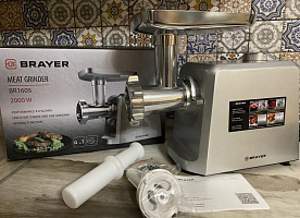 Мясорубка электрическая brayer BR1605 новая