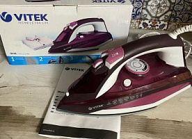 Утюг vitek VT-1215 PK в идеальном состоянии