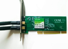 Адаптер TP-LINK TL-WN851ND Wireless N PCI 802.11n/2.4Hz/300 Mbps